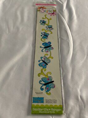 Sizzix Sizzlits Butterflies & Vines Dena Designs Decorative Strip Die